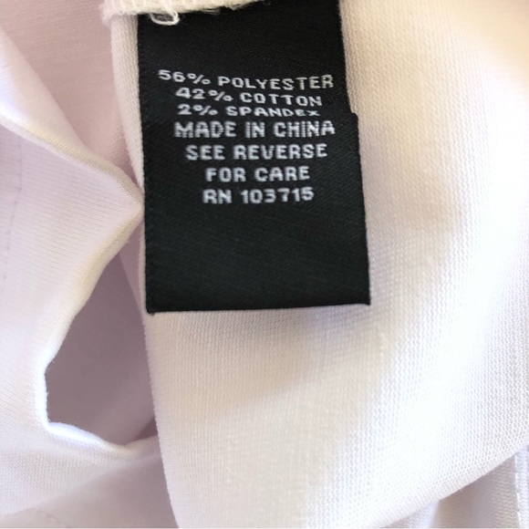 Sharagano White Belted Sleeveless Jean Dress Casual Dress Women’s Size 4 - Picture 10 of 10